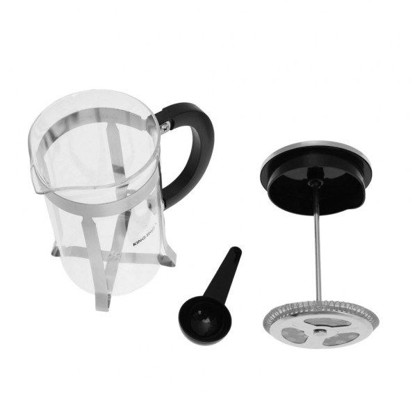 Заварник для чаю Kinghoff KH-4837 French Press 600 мл для приготування напоїв вдома