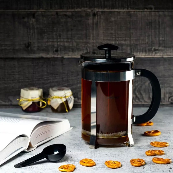 Заварник для чаю Kinghoff KH-4837 French Press 600 мл для приготування напоїв вдома