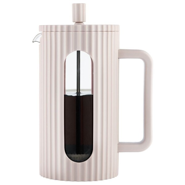 Заварник для кави та чаю Klausberg KB-7754 скляний French press 1000 мл бежева