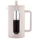 Заварник для кави та чаю Klausberg KB-7754 скляний French press 1000 мл бежева