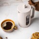 Заварник для кави та чаю Klausberg KB-7754 скляний French press 1000 мл бежева