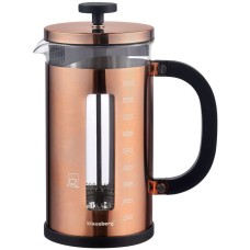 Zaparzacz do kawy i herbaty Klausberg KB-7740 French Press 1,0L różowe złoto