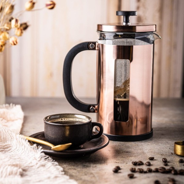 Zaparzacz do kawy i herbaty Klausberg KB-7740 French Press 1,0L różowe złoto