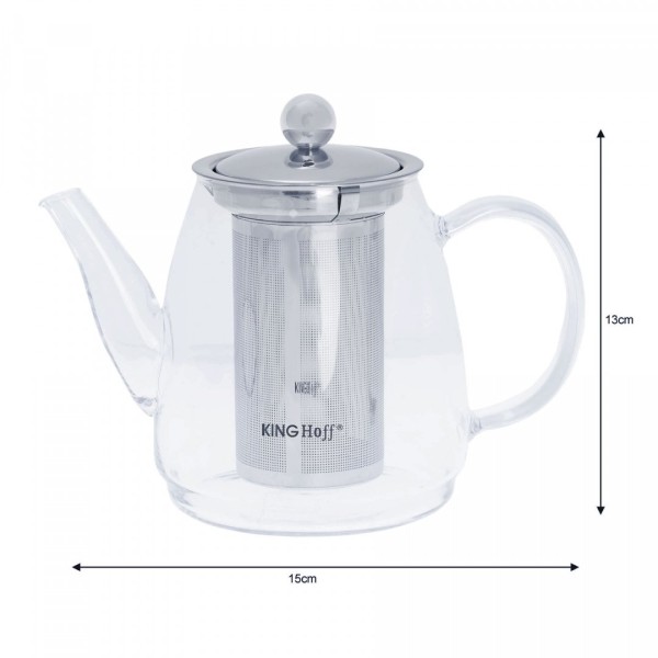 Dzbanek zaparzacz Kinghoff KH-4842 0,6 l do kawy i herbaty