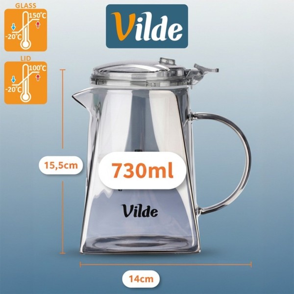 Dzbanek do zaparzania herbaty VILDE 259423 (730 ml)