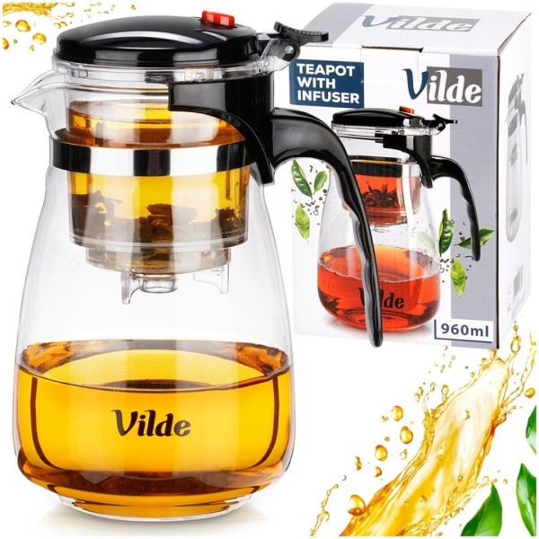 Dzbanek do zaparzania herbaty VILDE 259416 (960 ml)