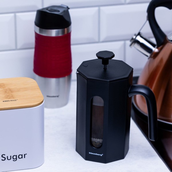 Заварник для кави та чаю Klausberg KB-7677 French Press 0,6 л для приготування в домашніх умовах