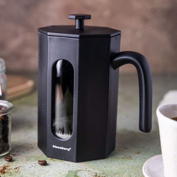 Заварник для кави та чаю Klausberg KB-7677 French Press 0,6 л для приготування в домашніх умовах