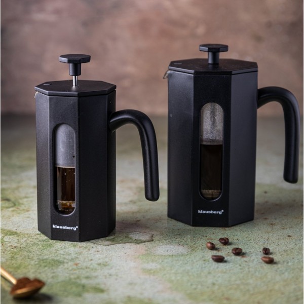 Заварник для кави та чаю Klausberg KB-7677 French Press 0,6 л для приготування в домашніх умовах