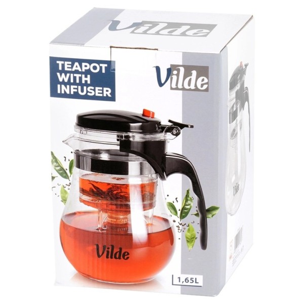 Dzbanek do zaparzania herbaty VILDE 259418 (1,65 l)
