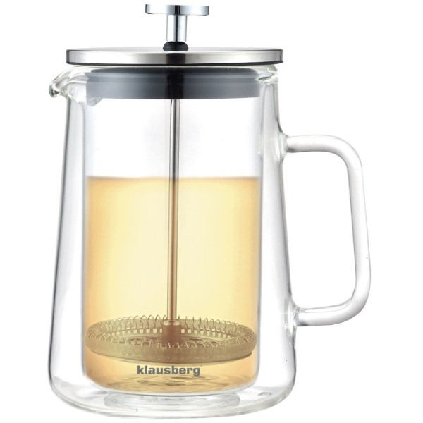 Zaparzacz do kawy i herbaty Klausberg KB-7685 French Press 0,60L do domu i biura