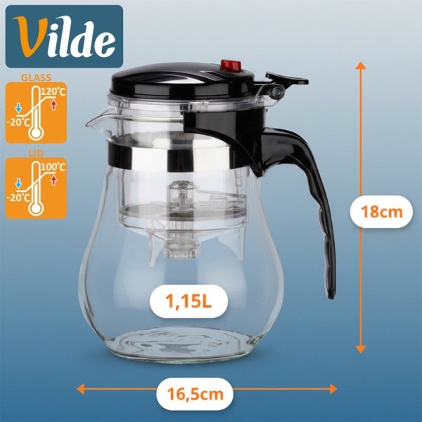Dzbanek do herbaty VILDE 259417 (1150 ml)