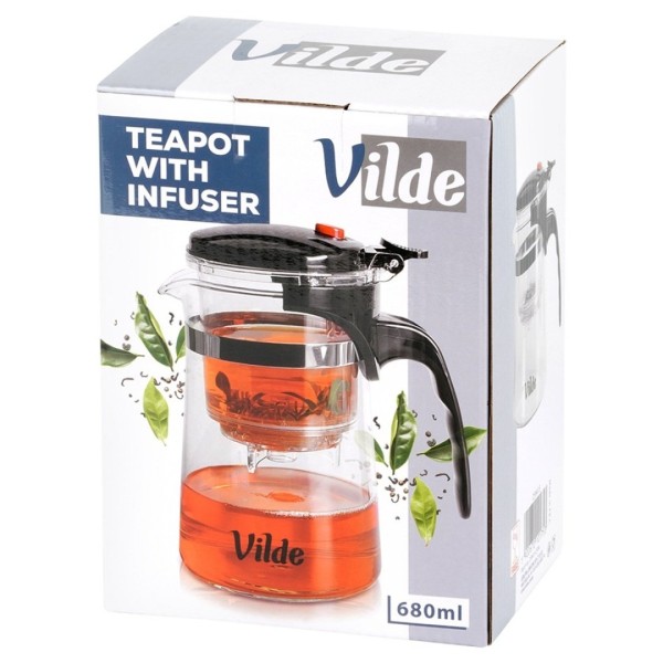 Dzbanek do zaparzania herbaty VILDE 259415 (680 ml)
