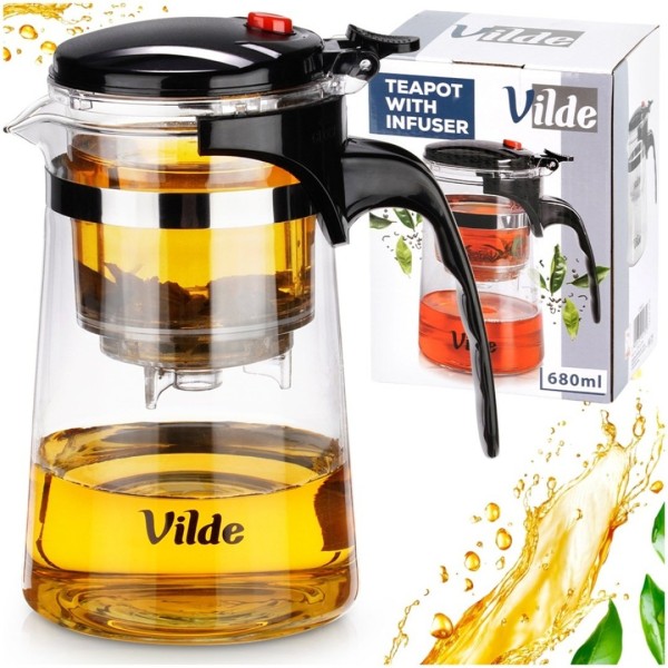 Dzbanek do zaparzania herbaty VILDE 259415 (680 ml)