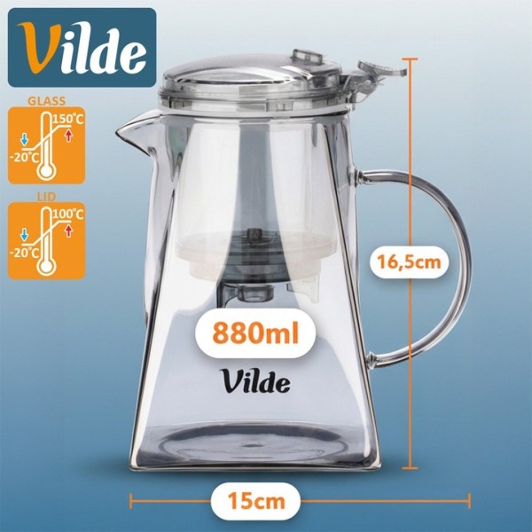 Dzbanek do parzenia herbaty VILDE 259424 (880 ml)