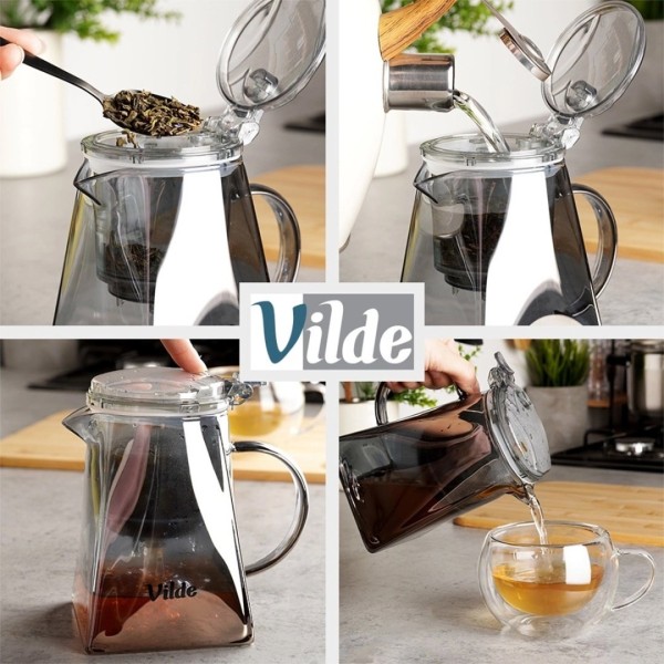 Dzbanek do parzenia herbaty VILDE 259424 (880 ml)