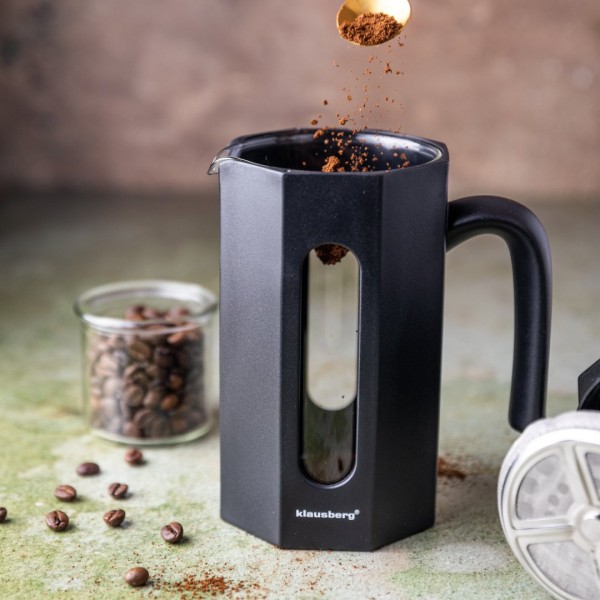 Заварник для кави та чаю Klausberg KB-7678 French Press 0,8 л для приготування напоїв