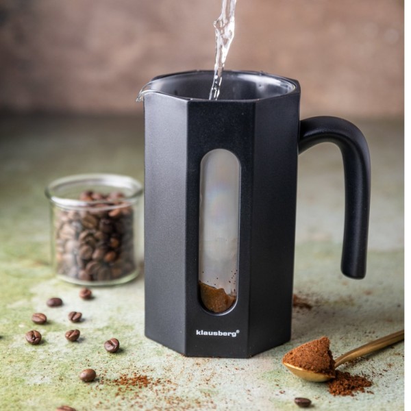 Заварник для кави та чаю Klausberg KB-7678 French Press 0,8 л для приготування напоїв