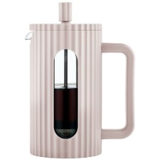 Заварник для чаю і кави Klausberg KB-7749, скляний French Press 600 мл, бежевий