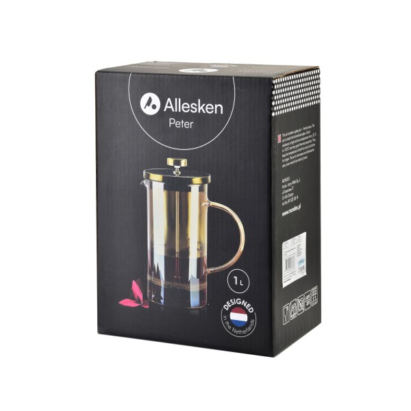 Zaparzacz do kawy Peter French Press Dzbanek z tłokiem 1000 ml
