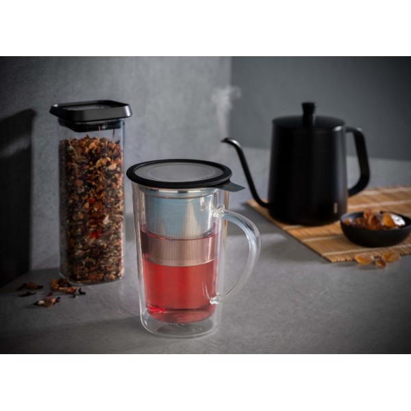 Szklanka z zaparzaczem GEFU Mira 235 ml do kawy i herbaty