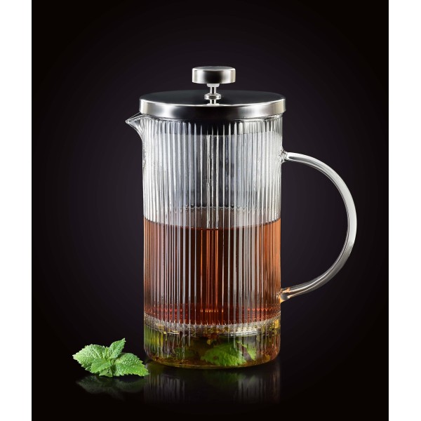 Zaparzacz do kawy Peter Dzbanek z tłokiem French Press 1000 ml paski