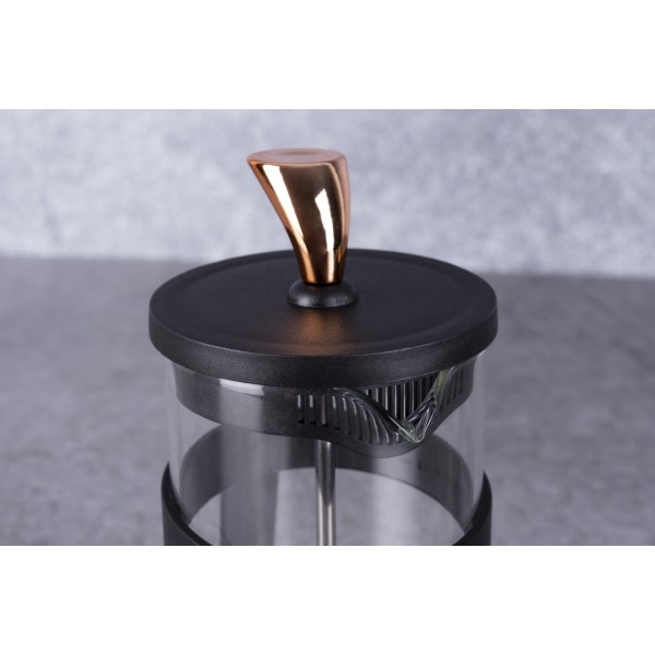 Заварник для чаю Berlinger Haus Black Rose BH-7615 French Press 600 мл для приготування напоїв дома