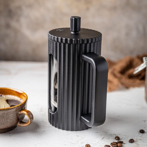 Заварник для кави і чаю Klausberg KB-7741 скляний French press 350 мл чорний