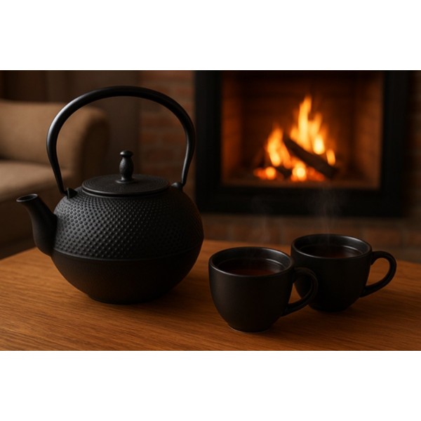 Заварник (для чаю та кави), Zaparzacz żeliwny 850 ml 2489, з фільтром і підгрівачем