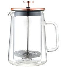 Zaparzacz do kawy i herbaty Klausberg KB-7724 French Press 0,60L do parzenia w domu