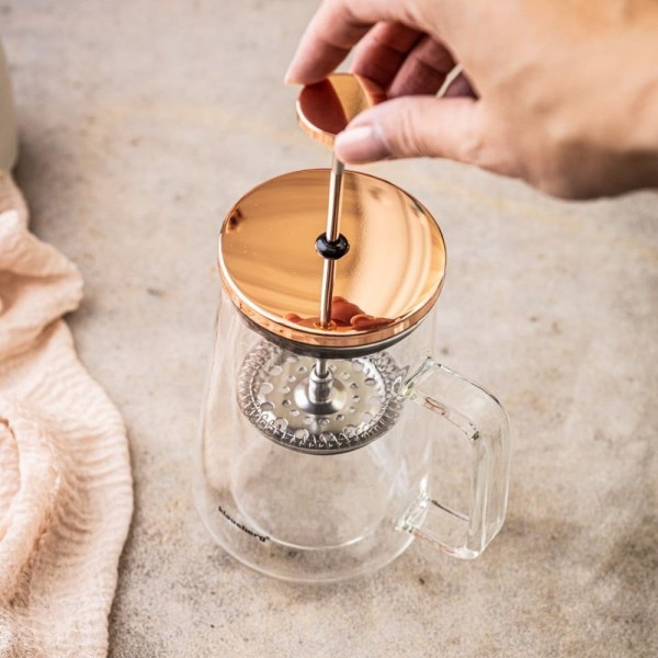 Zaparzacz do kawy i herbaty Klausberg KB-7724 French Press 0,60L do parzenia w domu