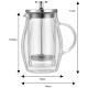 Zaparzacz do kawy i herbaty Klausberg KB-7682 French Press 0,35L do parzenia aromatycznych napojów