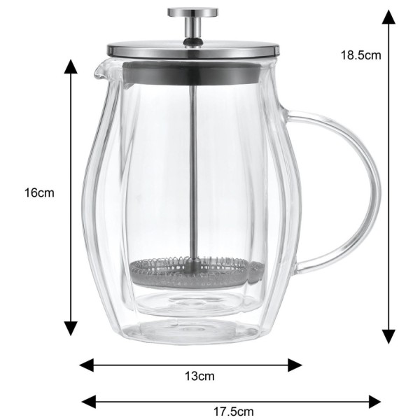Заварник для кави і чаю Klausberg KB-7683 French press 0,6 л для приготування напоїв