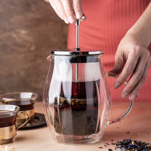 Заварник для кави і чаю Klausberg KB-7683 French press 0,6 л для приготування напоїв