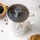 Zaparzacz do kawy i herbaty Klausberg KB-7757 szklany 600 ml french press srebrny