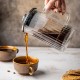 Zaparzacz do kawy i herbaty Klausberg KB-7757 szklany 600 ml french press srebrny