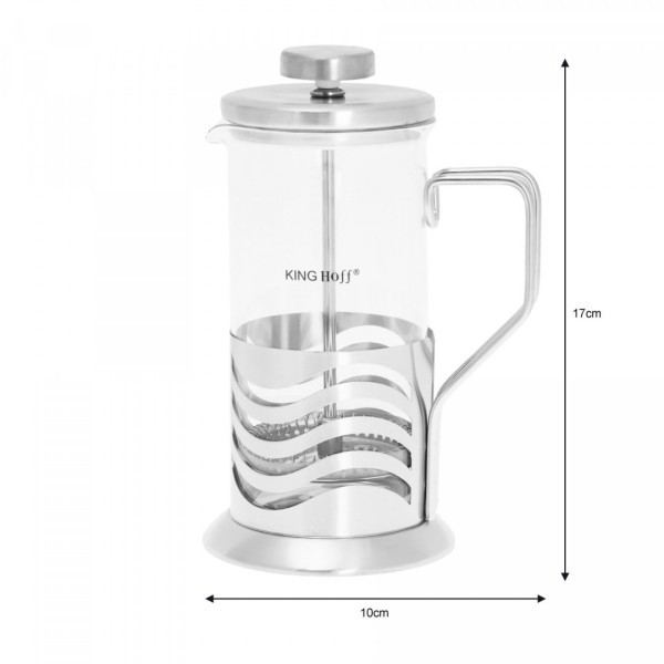 Zaparzacz do herbaty KingHoff KH-4833 French Press 350 ml do parzenia