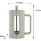 Zaparzacz do kawy i herbaty Klausberg KB-7750 szklany french press 600 ml zielony
