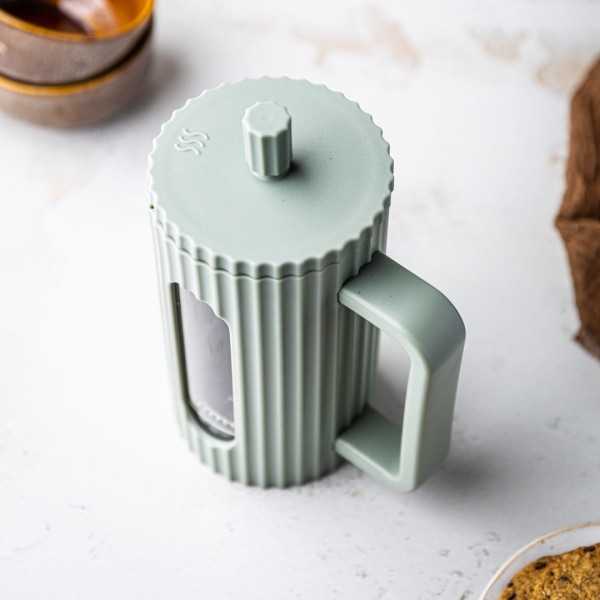 Zaparzacz do kawy i herbaty Klausberg KB-7750 szklany french press 600 ml zielony