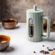 Zaparzacz do kawy i herbaty Klausberg KB-7750 szklany french press 600 ml zielony