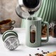 Zaparzacz do kawy i herbaty Klausberg KB-7750 szklany french press 600 ml zielony