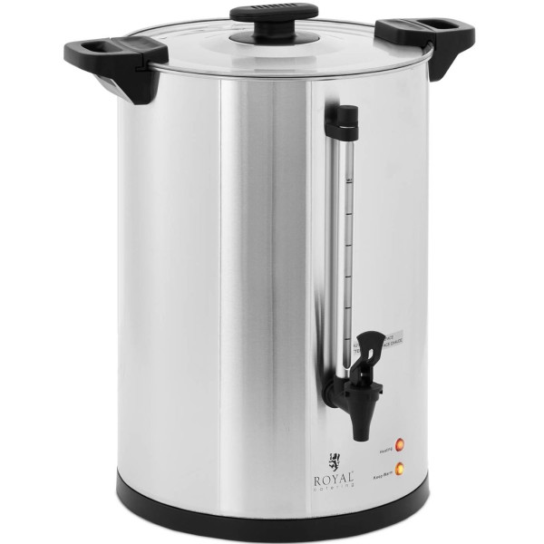Zaparzacz do kawy i herbaty 20 l 1650 W srebrny z kranem