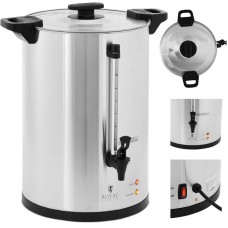 Zaparzacz do kawy i herbaty 20 l 1650 W srebrny z kranem