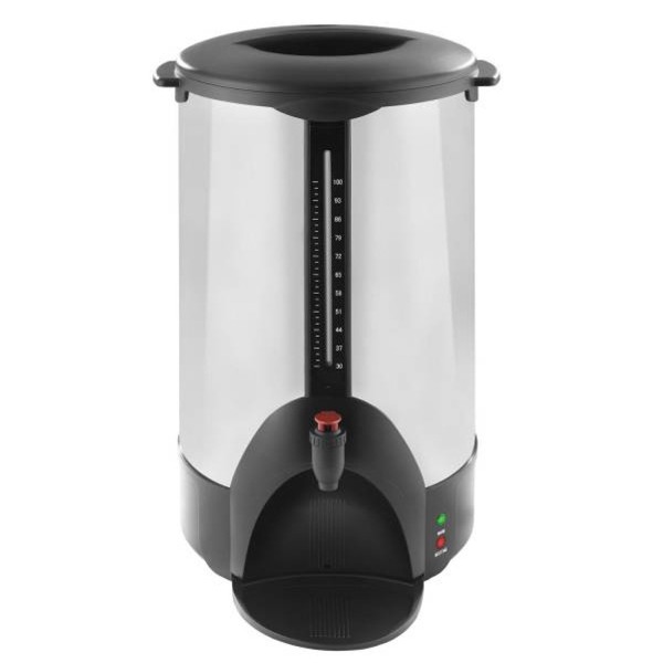 Perkolator do kawy i herbaty stalowy 16L podwójne ścianki 230V