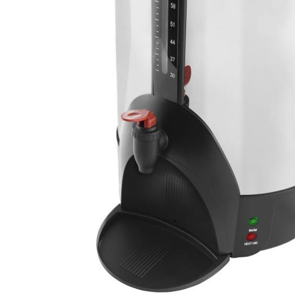 Perkolator do kawy i herbaty stalowy 16L podwójne ścianki 230V