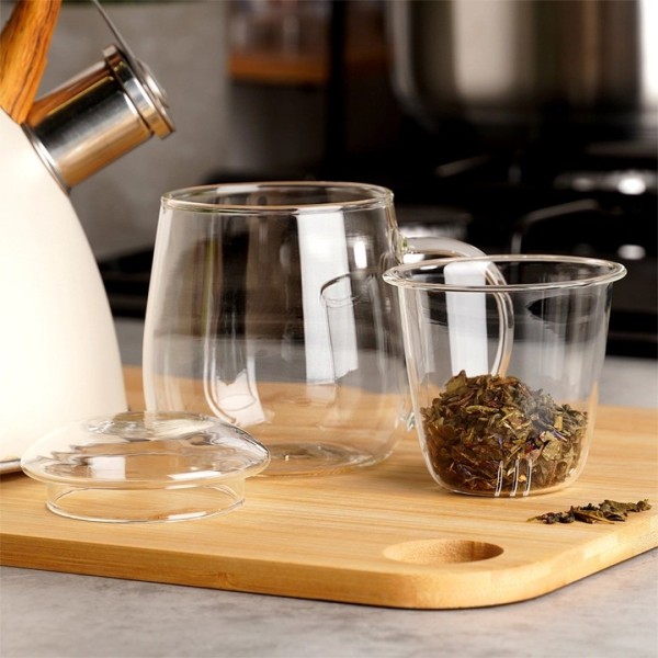 Кружка для заварювання Simonelli з запарником і кришкою 400 мл для кави та чаю