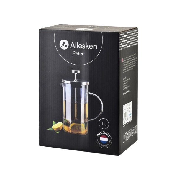 Zaparzacz do kawy PETER French Press dzbanek z tłokiem 1000 ml