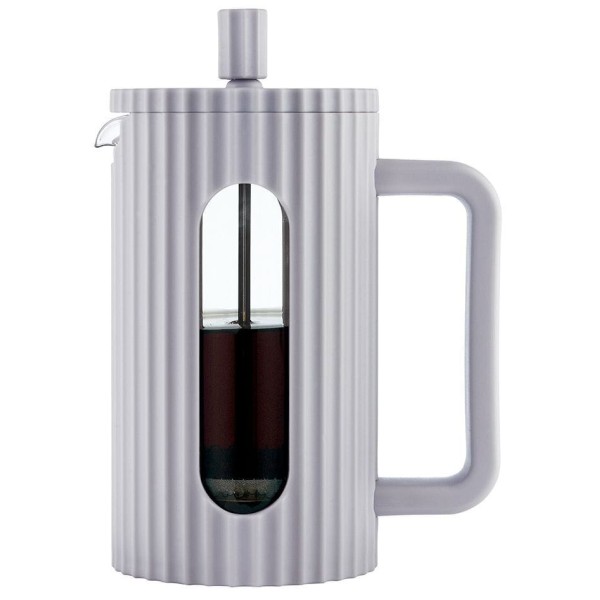 Заварник для кави і чаю Klausberg KB-7747, скляний french press 600 мл, сірий