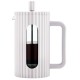 Заварник для кави та чаю Klausberg KB-7748 скляний French Press 600 мл кремовий