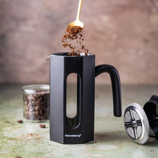 Заварник для кави та чаю Klausberg KB-7676 French press 0,35 л для приготування свіжих напоїв